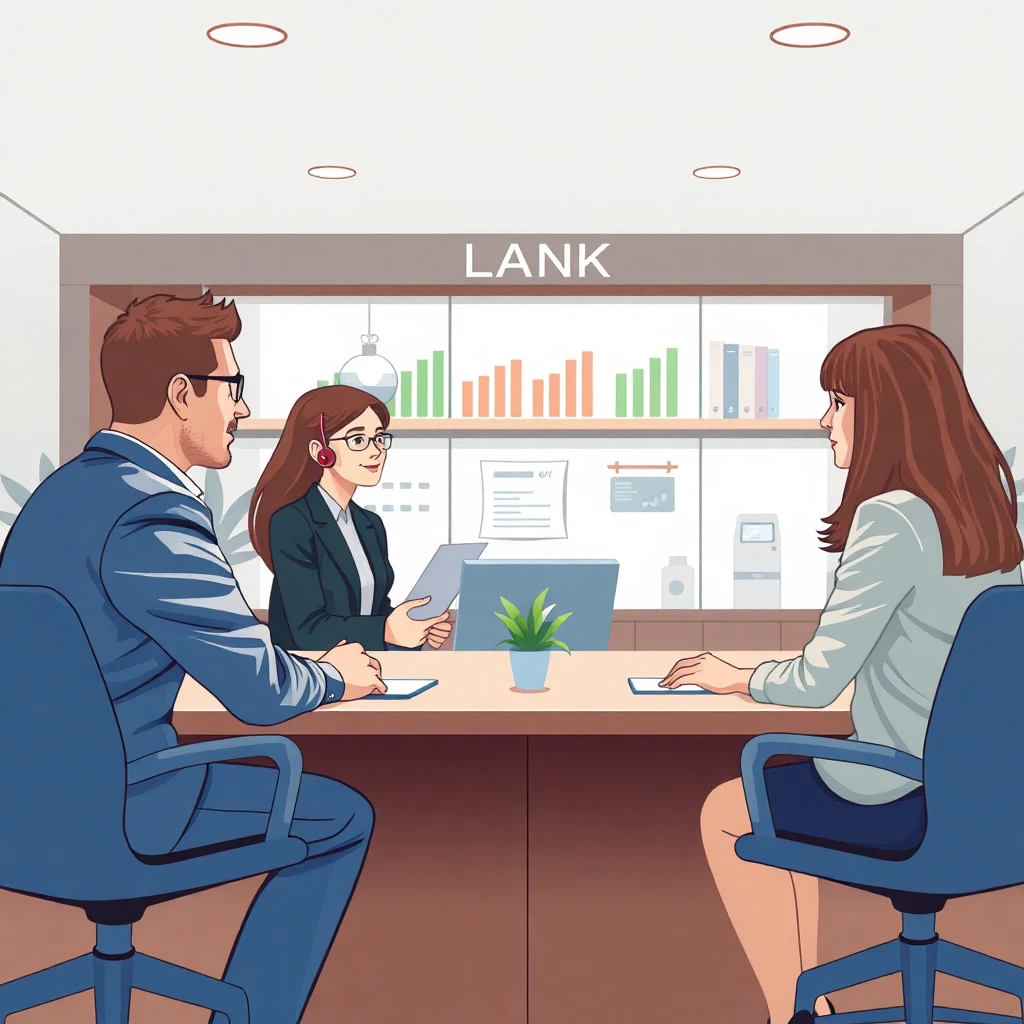 Atendimento presencial em banco