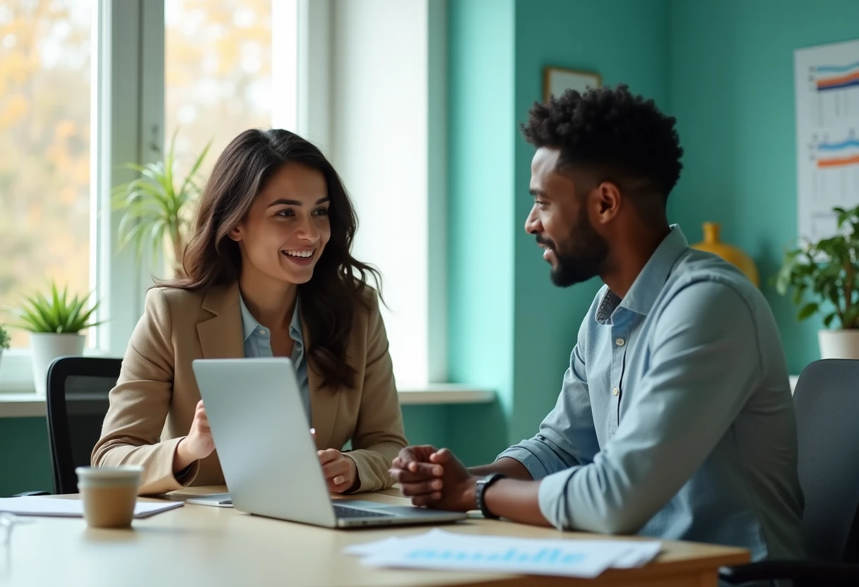 Discussing financial options